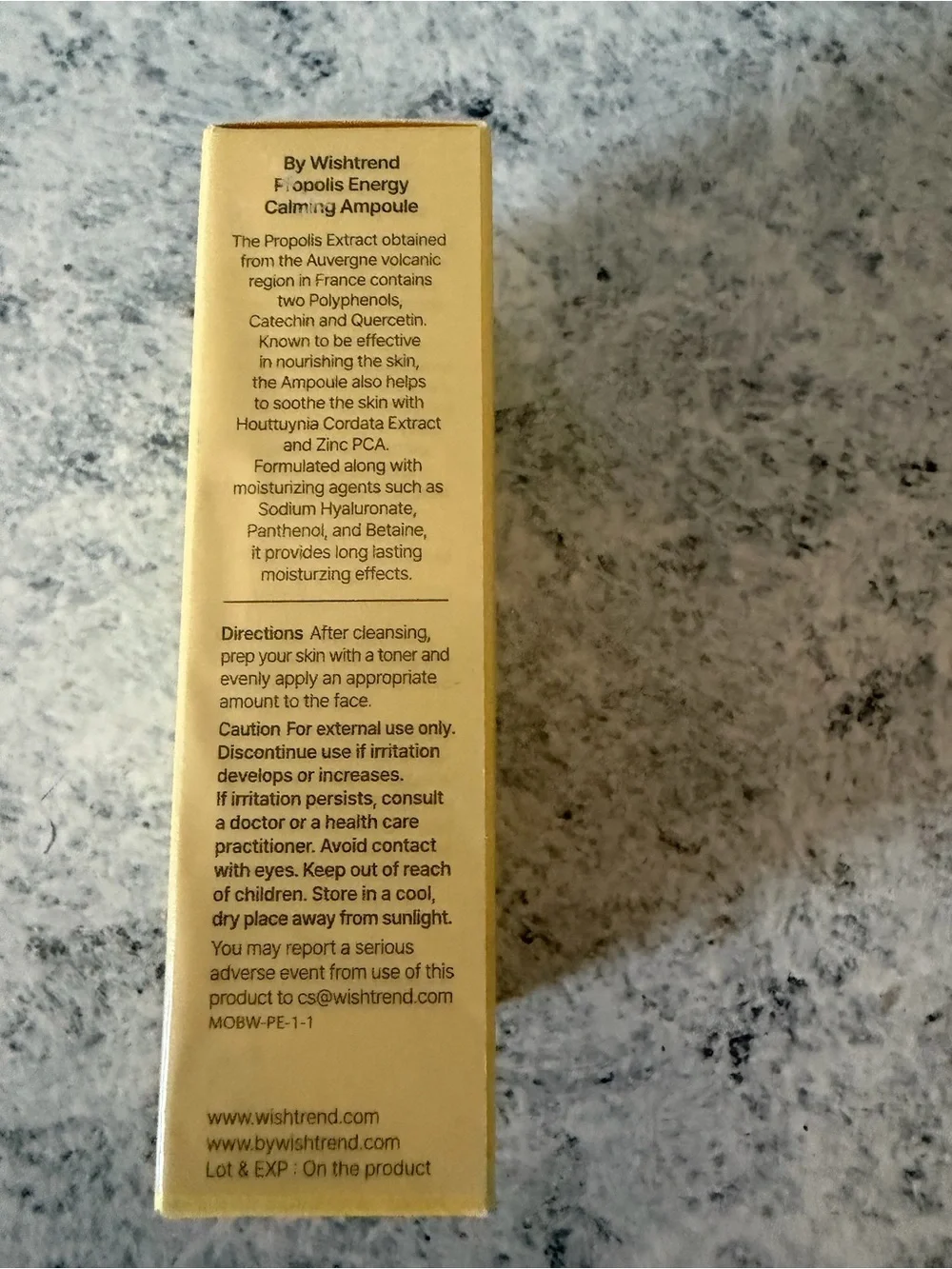 Propolis Energy Calming Ampoule - Yellow